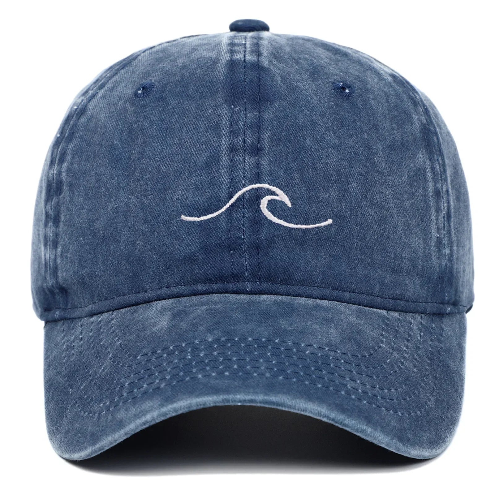 Unisex Washed Baseball Cap with Minimal Embroidered Detail for Casual Everyday Streetwear Style