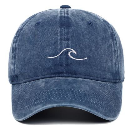 Unisex Washed Baseball Cap with Minimal Embroidered Detail for Casual Everyday Streetwear Style