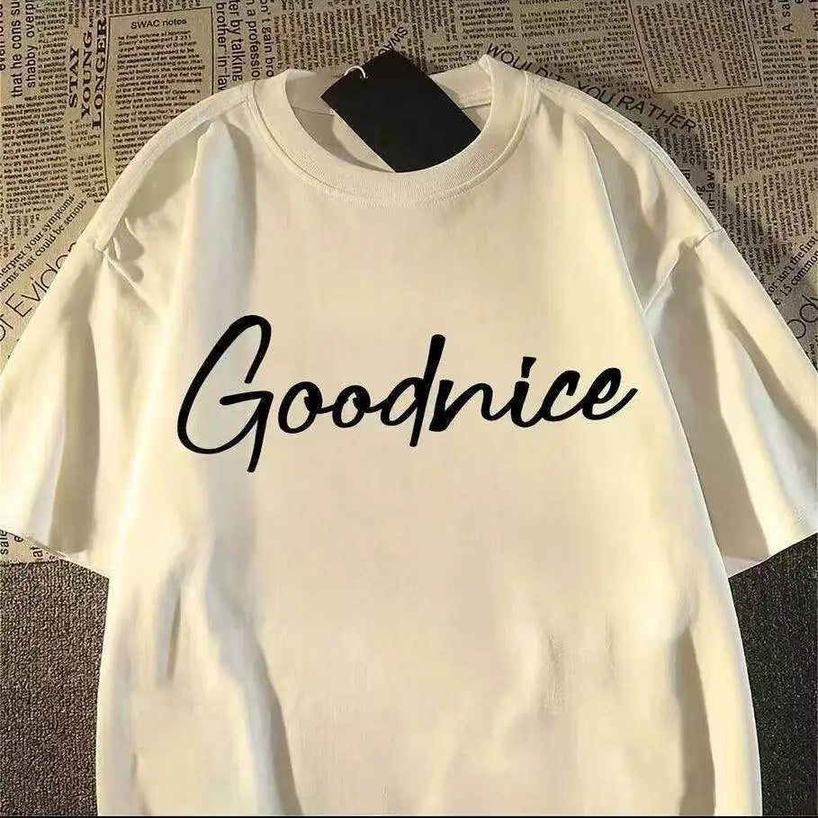 Oversized Floral Sword Graphic Cotton T-Shirt with High Street Fashion Styling