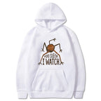 Minimalist Cat Graphic Hoodie with Relaxed Streetwear Fit and Front Artwork
