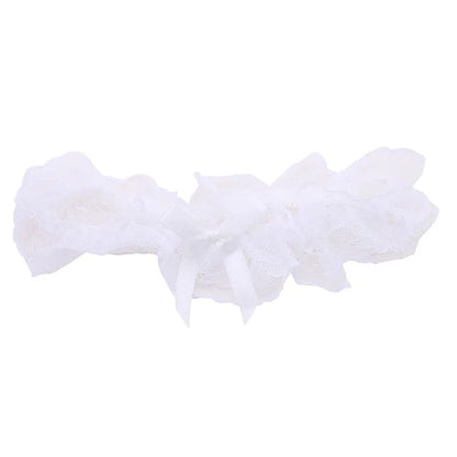 Lace Bow Thigh Garter Romantic Gothic Alternative Fashion Accessory