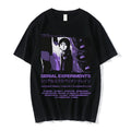 Cyber Anime Portrait Oversized Alternative Goth Streetwear Graphic Tee