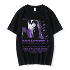 Cyber Anime Portrait Oversized Alternative Goth Streetwear Graphic Tee
