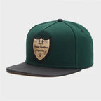 Structured Embroidered Snapback Baseball Cap with Flat Brim for Urban Streetwear Fashion Style