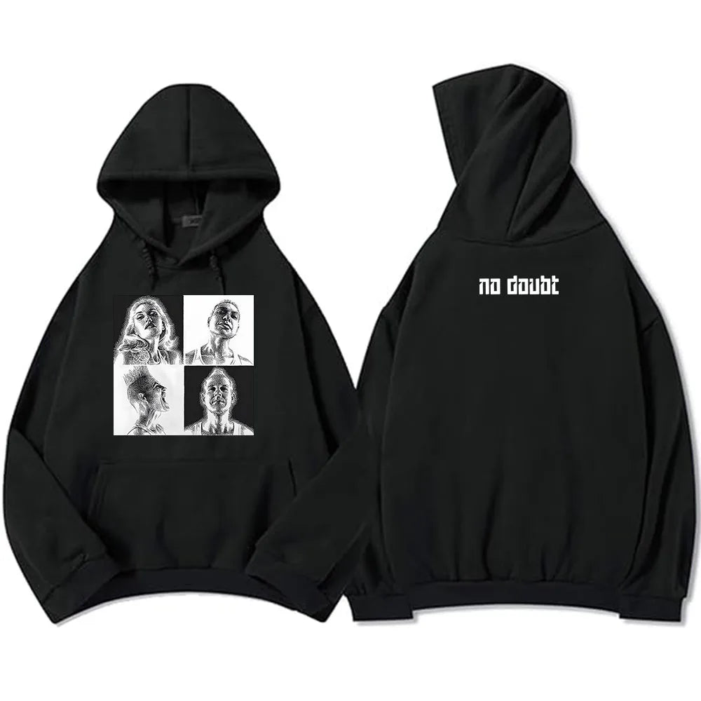 Retro Event Graphic Hoodie with Relaxed Streetwear Silhouette and Back Artwork