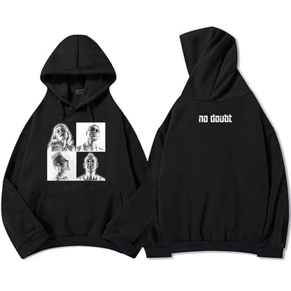 Retro Event Graphic Hoodie with Relaxed Streetwear Silhouette and Back Artwork