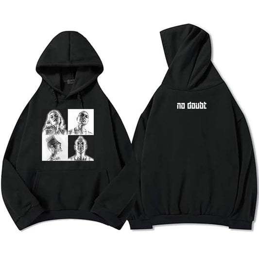 Retro Event Graphic Hoodie with Relaxed Streetwear Silhouette and Back Artwork