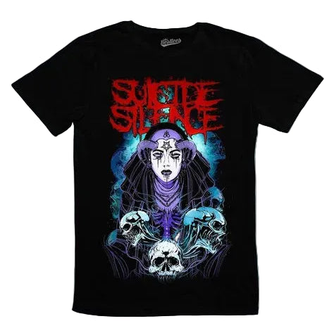 Dark Aesthetic Streetwear Cotton T-Shirt with Gothic Graphic Artwork and Relaxed Urban Style