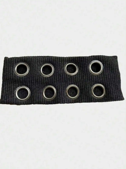 Grommet Detail Headband Punk Alternative Streetwear Hair Accessory