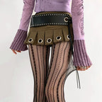 Geometric Mesh Fishnet Pantyhose Lightweight Alternative Fashion Statement Tights