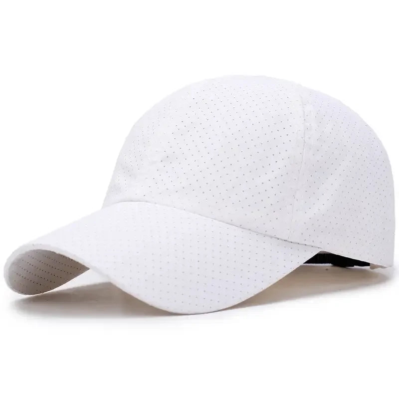 Unisex Breathable Mesh Baseball Cap with Lightweight Quick Dry Design for Outdoor Activities