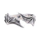 Vintage Wing Open Ring for Gothic Punk and Alternative Fashion Looks