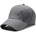 Unisex Graphic Embroidered Baseball Cap with Curved Brim for Casual Everyday Streetwear Style