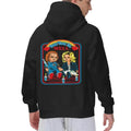 Retro Anime Streetwear Hoodie with Manga-Inspired Graphic Back Print