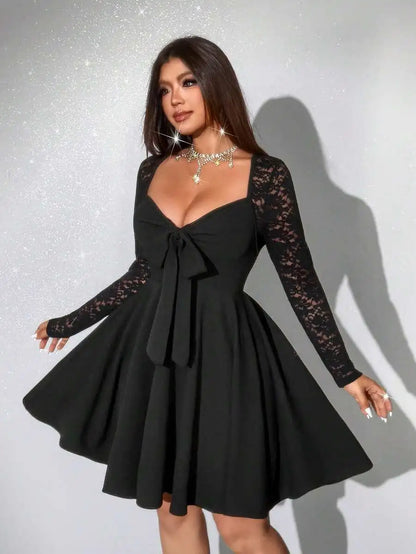 Gothic Skater Dress with Alternative Manga Fashion Aesthetic