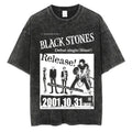 Anime Goth Concert Poster Inspired Oversized Vintage Streetwear Shirt