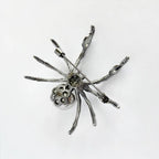 Alternative Statement Spider Brooch Pin with Modern Artistic Insect Design