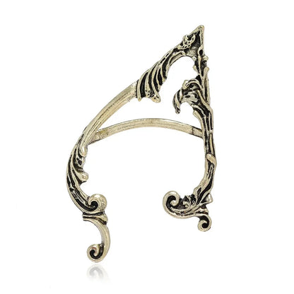 Dark Elf Ear Cuff Statement Earring for Gothic Alternative Fashion Styling