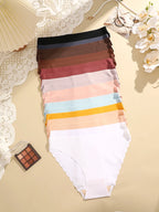 20-Piece Seamless Wave-Edge Panty Set in Assorted Colors