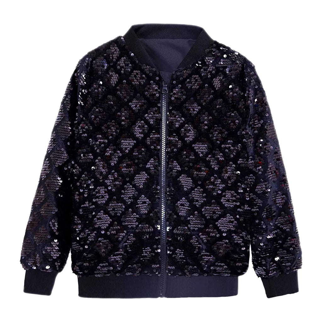 Men's Reflective Pattern Zip-Up Streetwear Bomber Jacket with Textured Finish