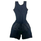 Structured Wide-Strap Shaping Bodysuit with Dual Front Closure
