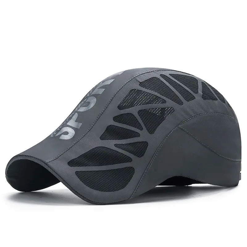 Quick Dry Mesh Baseball Cap Breathable Curved Brim Casual Sports Outdoor Hat
