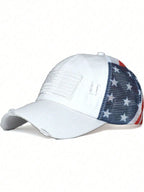 Unisex Mesh Baseball Cap with Embroidered Graphic Patch for Casual Outdoor Streetwear Style