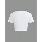 Alternative Graphic Crop Tee with Vintage Inspired Artwork and Streetwear Edge