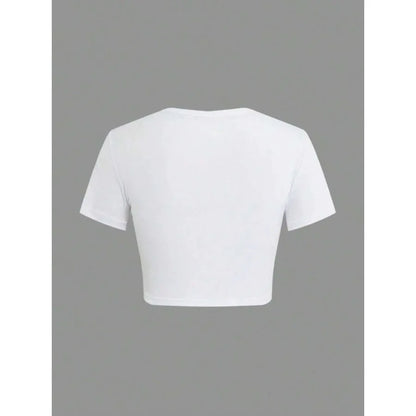 Alternative Graphic Crop Tee with Vintage Inspired Artwork and Streetwear Edge