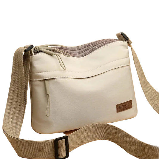Multi Pocket Shoulder Crossbody Bag with Structured Everyday Storage