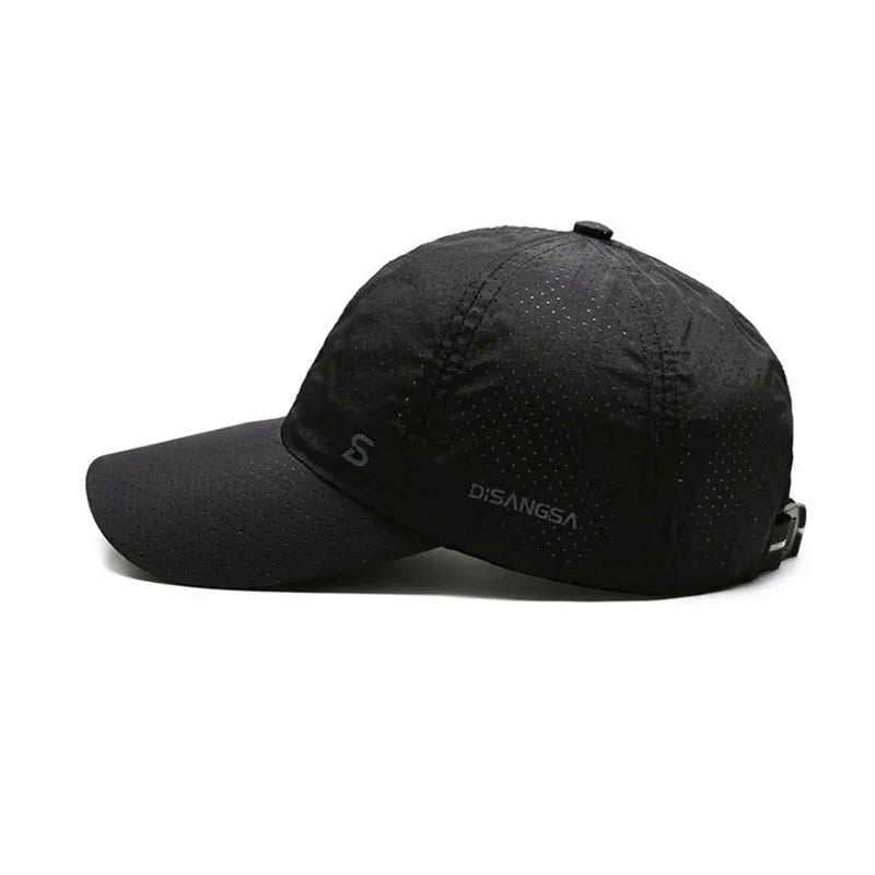 Unisex Quick Dry Baseball Cap with Breathable Design for Outdoor Sports and Everyday Wear
