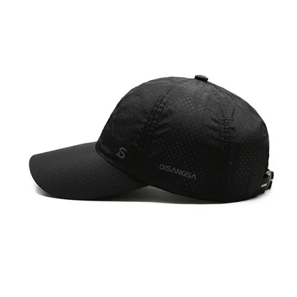 Unisex Quick Dry Baseball Cap with Breathable Design for Outdoor Sports and Everyday Wear