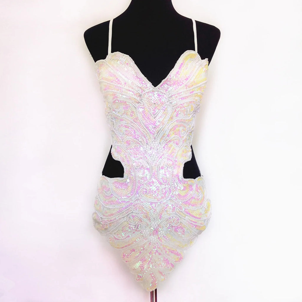 Allover Sequin Mini Dress With Sculpted Strapless Silhouette And Statement Shine