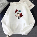 Anime Character Graphic Hoodie with Minimal Manga Streetwear Style