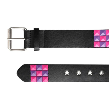 Studded Pyramid Belt for Punk Y2K Alternative Streetwear Fashion Styling