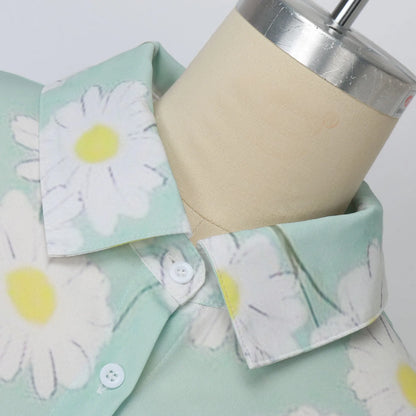 Vintage-Inspired Linen Midi Dress with Soft Cottagecore Elegance