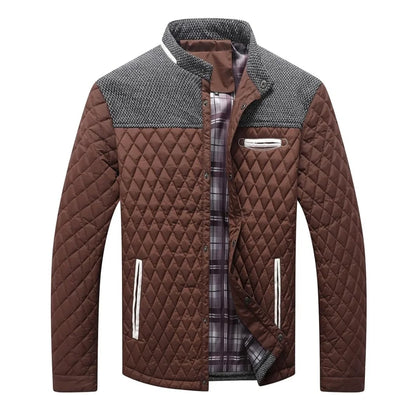 Quilted Lightweight Winter Bomber Jacket with Modern Casual Everyday Styling