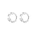 Oversized Twisted Hoop Earrings Alternative Fashion Statement Jewelry