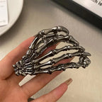 Skull Hair Claw Clip Gothic Y2K Alternative Statement Fashion Accessory