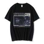 Dark Cyber Anime Oversized Alternative Streetwear Graphic Shirt