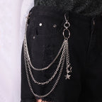 Double Layer Waist Chain for Grunge, Punk and Alternative Streetwear