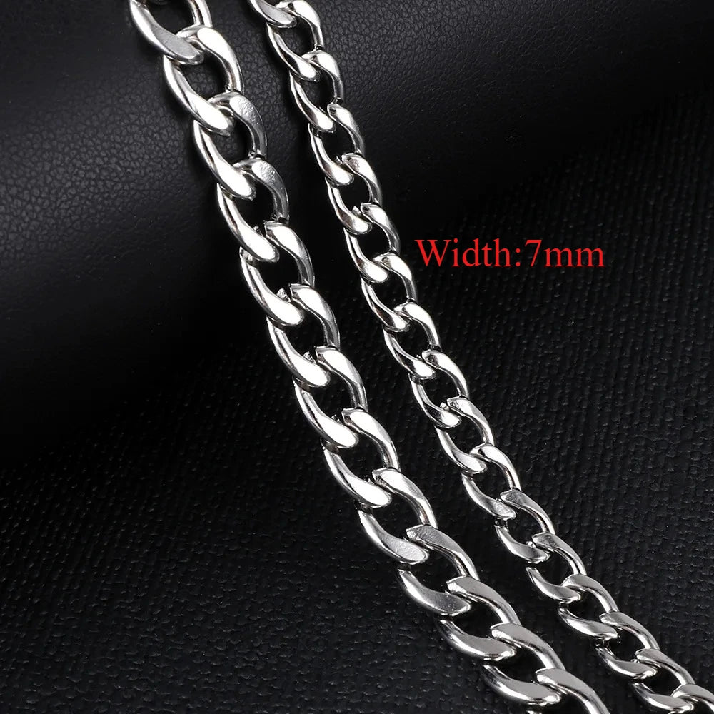 Classic Link Chain Necklace for Gothic Punk and Alternative Styling
