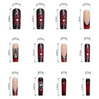 Gothic Cathedral Inspired Press On Nails with Ornate Alternative Artwork
