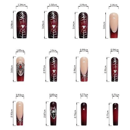 Gothic Cathedral Inspired Press On Nails with Ornate Alternative Artwork
