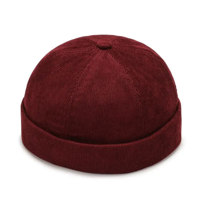Minimalist Brimless Polyester Knit Beanie for Everyday Casual Streetwear Four Season Fashion Style
