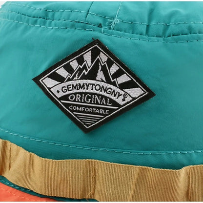 Unisex Wide Brim Packable Bucket Hat with Adjustable Chin Cord for Outdoor Adventures