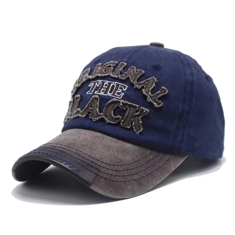 Unisex Vintage Washed Baseball Cap with Embroidered Detail for Everyday Casual Streetwear Style