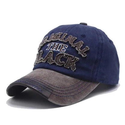 Unisex Vintage Washed Baseball Cap with Embroidered Detail for Everyday Casual Streetwear Style