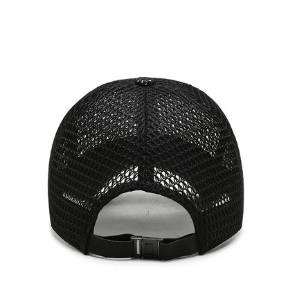 Unisex Breathable Mesh Snapback Baseball Cap for Casual Outdoor Sports and Everyday Wear