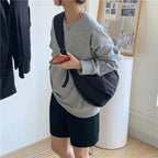 Oversized Slouchy Hobo Shoulder Bag with Relaxed Everyday Silhouette